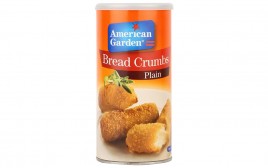 American Garden Bread Crumbs Plain   Container  425 grams